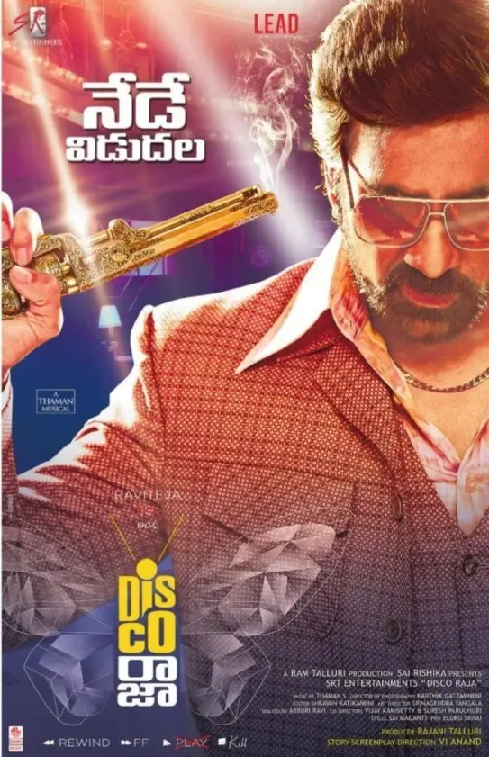 Disco Raja 2020 Telugu 480p HDRip x264 400MB ESubs Disco Raja
